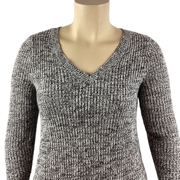 Torrid Marled V-Neck Sweater Size L Gray - Picture 2 of 7